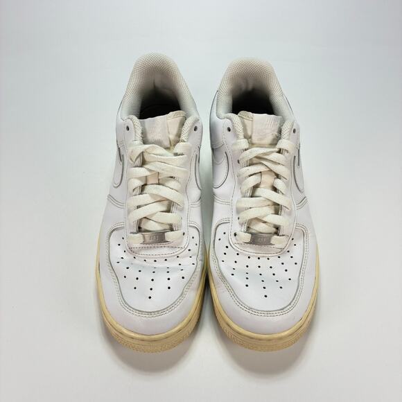 Nike Air Force 1 Low White Leather Basketball Shoes DD8959-100 Women's Size 9 - Picture 3 of 10